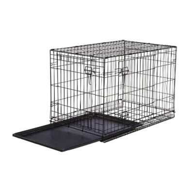 China Durable Large Size Metal Bulk Wire Mesh Heavy Duty Stackable Removable Dog Cage for sale