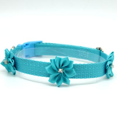 China Custom Engraved Anti-Lost Nylon Dog Collars Viable Pet Collars For Medium Large Dogs for sale