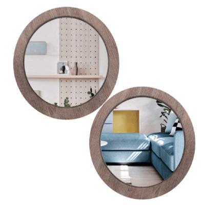 China Modern Minimalist Style Handmade Creative Luxury Interior Decorations 2 PCS Hot Selling Wall Mirrors Hanging Home Decor for sale