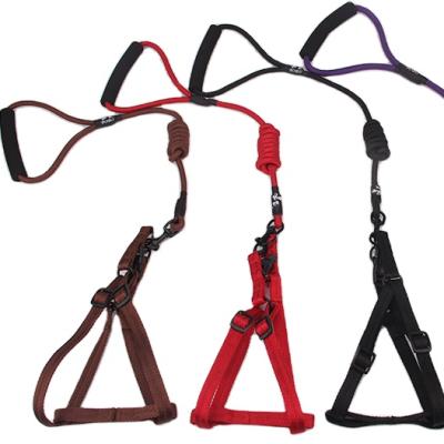 China Universal Simple Style Small Dog For Outdoor Training Dog Soft Chest Vest Single Harness for sale