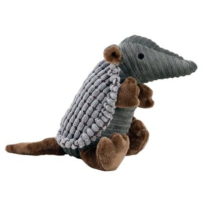 China Lifelike Cute Custom Animal Brown Soft Plush Stuffed Armadillo Doll for sale