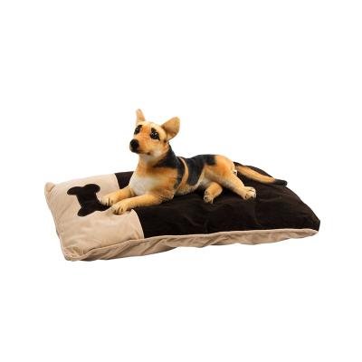 China Sustainable Holly Brown and White Born Dog Pillow For Sale for sale