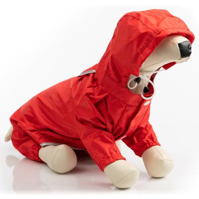 China Viable Multicolor Style All Included Waterproof Rain Overalls Dog Raincoat for sale