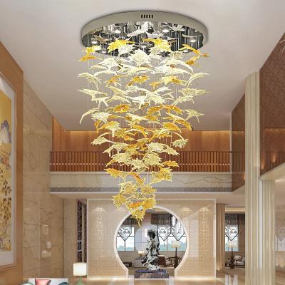 China Customized Project Decoration K9 New Design Hotel Club Modern Crystals Led Chandelier Pendant Light for sale