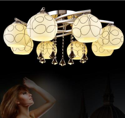 China Surface Mounted Kitchen Luxury Bathroom Bar Hallway Bedroom Ceiling Light Crystal Chandelier Flush Mount Creative Pendant Lights for sale