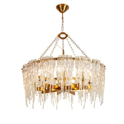 China Modern Luxury Ceiling Crystal Wedding Modern Living Room Staircase Hotel Pendant Lighting Chandelier for sale