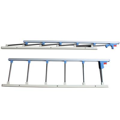 China Collapsible Hospital Bed Three Sections Side Rail Caring Bed Side For Hospital Bed for sale