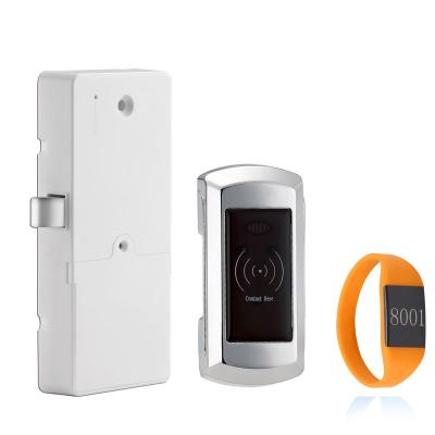 China Modern Steel RF EM Wristband Electronic Lock Locker Magnetic Electronic Lock EM108 for sale