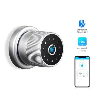 China Hotel TT Lock WiFi APP Lock Security Digital Smart Home Button Smart Door Lock for sale