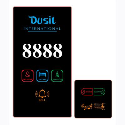 China Wireless Smart Hotel Electric Hotel Do Not Disturb Doorbell Door Switch DND System JC-S2 for sale