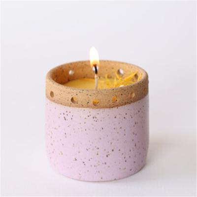 China Morden European Cheap Custom Cylinder Frosted Empty Ceramic Candle Holders Matte Candle Jars Ships In Bulk for sale