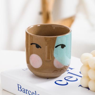 China European Wholesale Customizable Cheap Fancy Unique Office Decoration Candle Ceramic Candle Jar Cup for sale