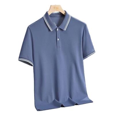 China Wholesale two color polo shirt 2023 new style girls short sleeve polo shirts men's polo shirts QUICK DRY cotton T-shirts for sale