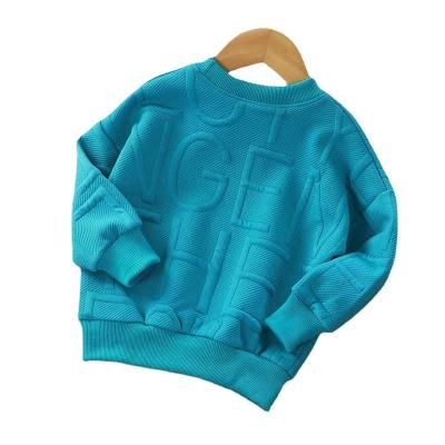 China wholesale boy sweatshirt Anti-wrinkle kids clothing baby boy fashion o neck long sleeve sweatshirt for sale