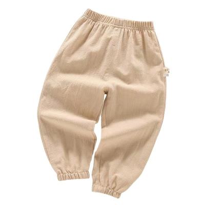 China Color Fade Proof Cotton Pants For Boys 2-8 Years Old Boys Children's Trousers Casual Children's Unisex Trousers for sale