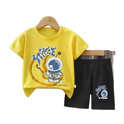 China Normcore/Wholesale Minimalist Kids Clothing Kids Short Sleeve Cotton Baby Clothing T-shirts Girls Kids Clothing Boys Suit for sale