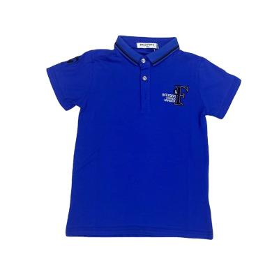 China 2023 newest children's short sleeve summer boys' plus size short sleeve cotton polo t-shirt summer polo collar t-shirt for sale