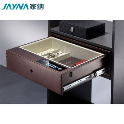 China Hotel Office Bank JAYNA Feature Hardware Series Steel Digital Fingerprint Home Electronic Fingerprint Hidden Storage Safe Safe Box for sale