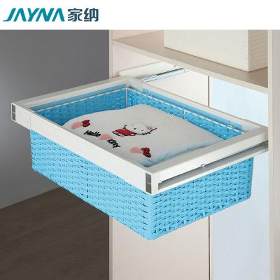 China Sustainable Wardrobe Accessories Pull Out Sliding Stroge Basket Box For Kids for sale