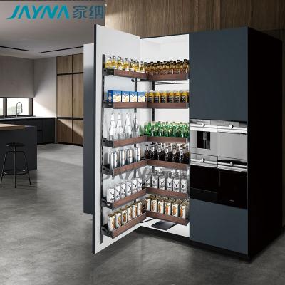 China Minimalist JAYNA Prime Series 450mm/600mm Cabinet Width Kitchen Storage Pantry Flat Type Unit for sale