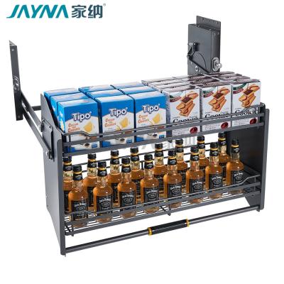 China High End Minimalist JAYNA Factory Sales Cupboard Kitchen Accessories Cabinet Iron Wire Lift For Kitchen for sale