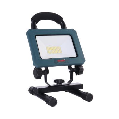 China Die Casting Ronix 8607 Aluminum +Iron+ABS Lightweight Cordless Outdoor LED Job Light With 20V 2Ah Lithium Battery Professional Machine Tools Machine for sale