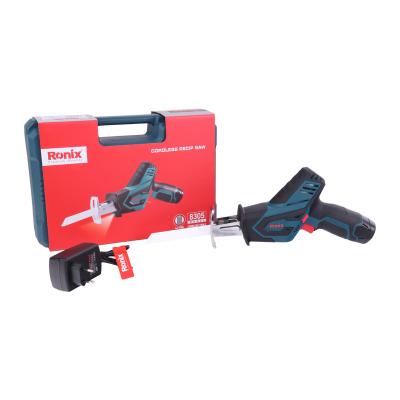 China Wood Saw Ronix 8305 Electric Reciprocating Saw RTS Electric Portable Tools with 12V Lithium Battery Power 3000SPM Rechargeable Saw for sale