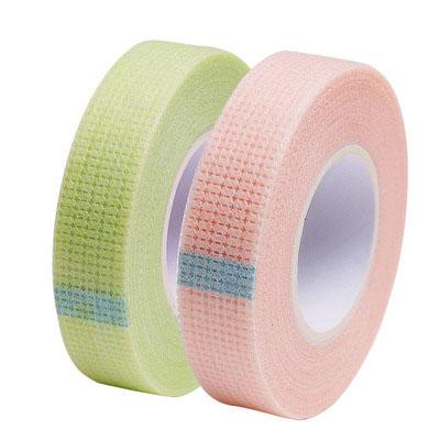 China Professional Nonwoven Fabrics Material Tape Eyelash Wick Extension 3m Medical Nonwoven Green White Tape Micropore Foam Paper Pink Wicks for sale