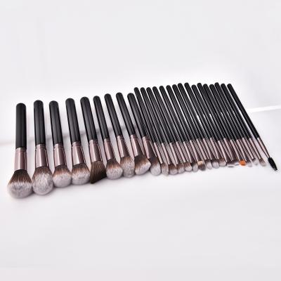 China custom 25pcs cruelty free synthetic hair 2022 your own brand luxury professional makeup brush set for sale