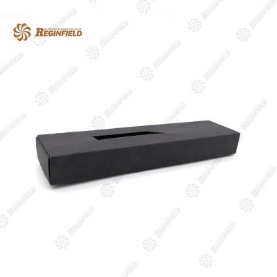 China Cheap gift price pen box with customer logo printing paper gift box with window for sale