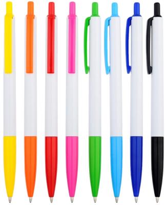 China Pen Wholesale Price Slim Shape Promotional Plastic Ballpoint Pen for sale