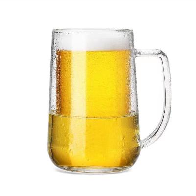 China Frosty Freezer Drinking Glasses Wine Viable Freeze Wall Double Wall Cooling Mug for sale