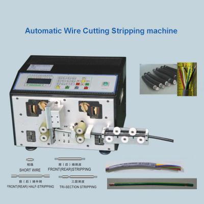 China Multi - Core Cable Cutting Stripping Machine  Wire Cut Strip Crimp Machine for sale