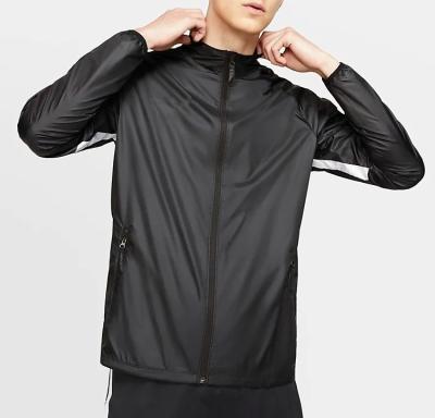 China Factory price fashion raincoat viable custom wholesale cheap raincoat men's simple sports jacket for men polyester sports jackets for sale