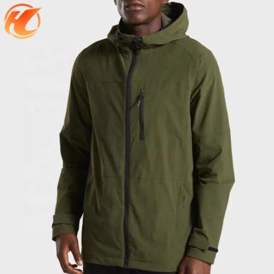 China New Custom Design Antibacterial Nylon Mens Sports Anorak Jacket Waterproof Windproof Hooded Anorak For Men for sale