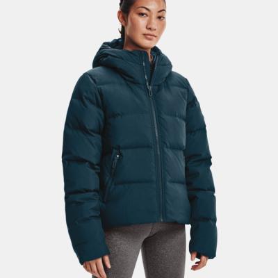 China Sustainable High Quality Winter Bubble Stripper Warm Hooded Windproof Padded Jacket For Women for sale