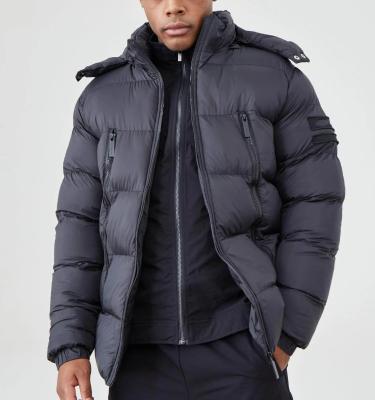 China Anti-Wrinkle OEM Mens Stripper Jacket Custom Winter 90% Duck Down 10% Cotton Bubble Coat Stripper Jacket for sale