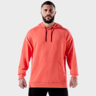 China Direct Selling Anti-wrinkle Loose Casual Running Fitness Sleeves Long Cuff Edge Sports Men Ribbed Hoodie for sale