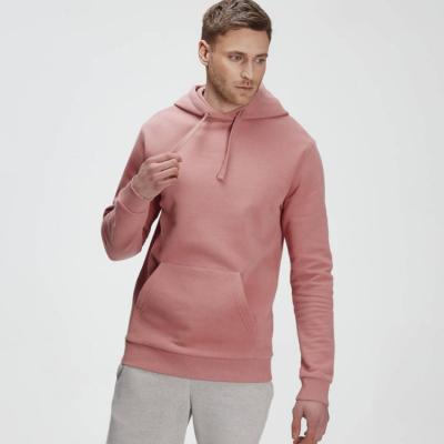 China Factory Direct Sale Anti-wrinkle Sports Pure Color Kangaroo Pocket Cotton Hoodies Men Pullover Men for sale