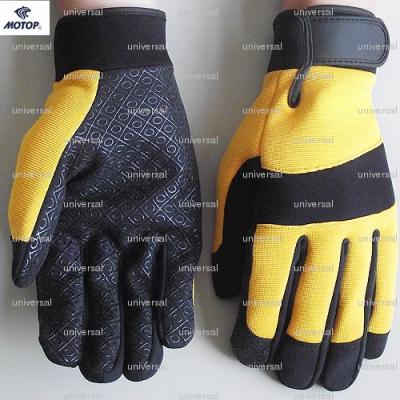 China Durable High Quality Rounding Anti-skid Silicone Printing Safety Gloves for sale