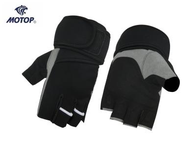 China Durable Double Layer EVA Half Finger Gym Sports Fitness Glove for sale