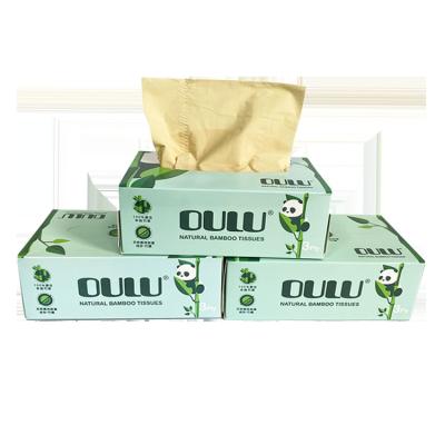 China Custom White Bamboo Facial Tissue Box Tissue Paper From Chinese Manufacturers 2ply 3ply Box Tissue for sale