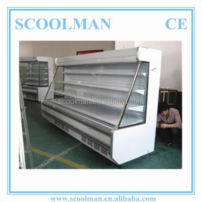 China Single-Temperature Greengrocer's Fruit and Vegetable Display Cooler for sale