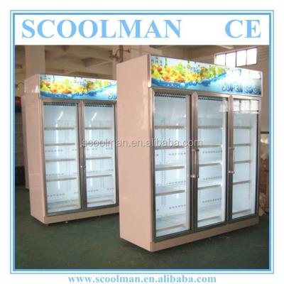 China Commercial Single-Temperature Deli Stile 3 Door Refrigerator for sale