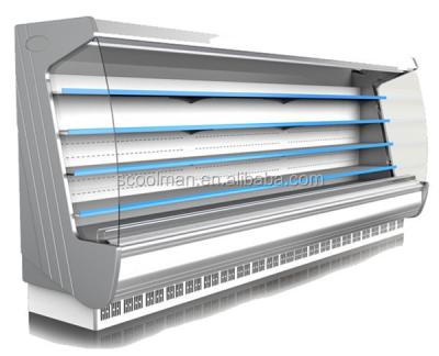 China Single-temperature vegetable and fruit refrigerator for supermarket and store for sale