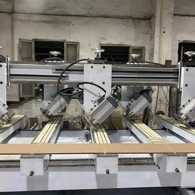 China VERTICAL Woodworking Machinery Single Beam Saw Blade Eight V Audio Machine Gift Box 90 Degree V Machine for sale