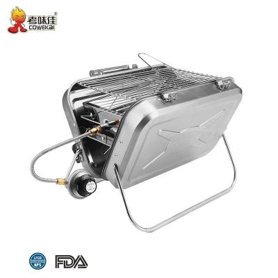 China Easily Assembled High Quality Camping Folding Portable Outdoor Gas BBQ BBQ Grill for sale