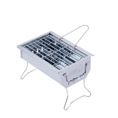 China High Quality Easily Assembled Modern Custom Stainless Steel Charcoal BBQ Grill Easy Camping Grill for sale