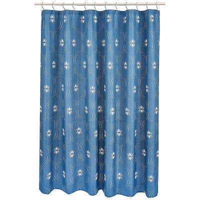 China Hot Sale Stocked In Amazon Basics Shower Curtain With Hooks Shower Curtains Curtain Wall for sale