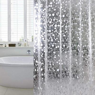 China EVA Shower Curtain Water Repellent Resistant Stored, No Coating Chemical Chlorine Shower Curtain Odor Free Shower Curtains for sale